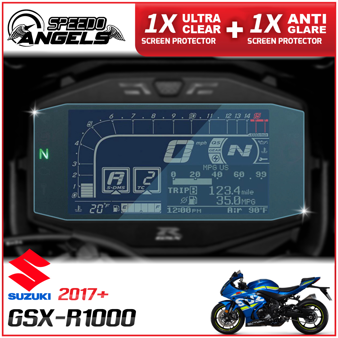 Suzuki GSX R1000 R L7 L8 2017+ NANO GLASS Dashboard Screen Protector