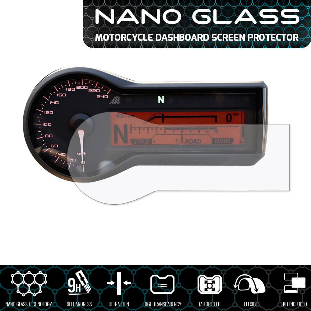 Speedo Angels Nano Glass Proteggi Schermo Per BMW S 1000 R (2015+) | Pellicola 9H Anti Graffio